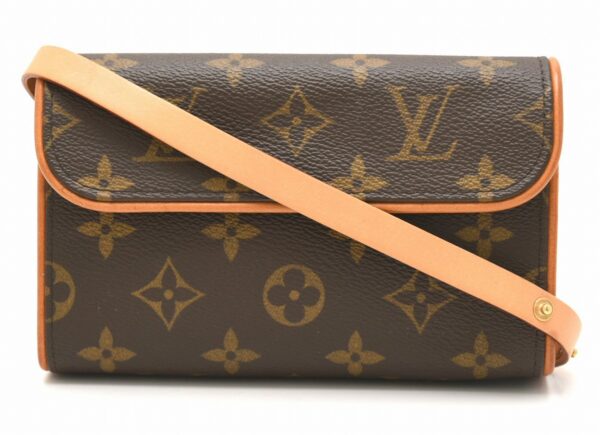 11642099 Louis Vuitton Pochette Florentine Waist Pouch Monogram Brown