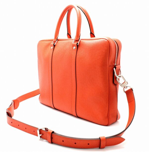 11642114 1 Louis Vuitton PDV PM Business Bag Taiga Orange