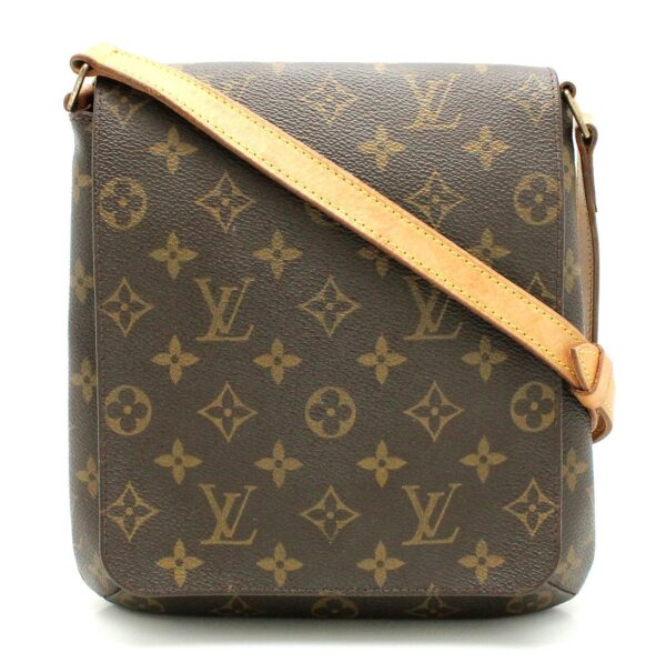 11642150 Louis Vuitton Musette Salsa Long Shoulder Bag Monogram Brown