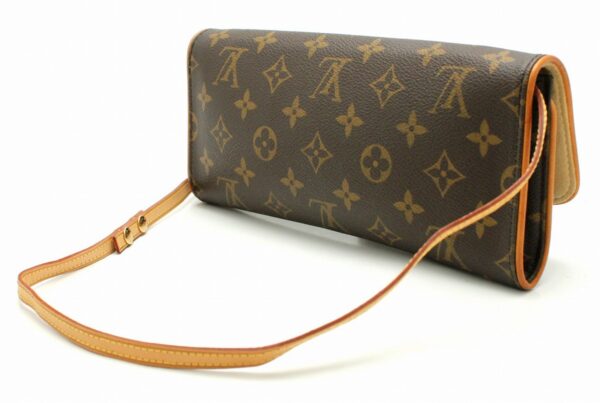 11642153 1 Louis Vuitton Pochette Twin GM Shoulder Bag Monogram Brown