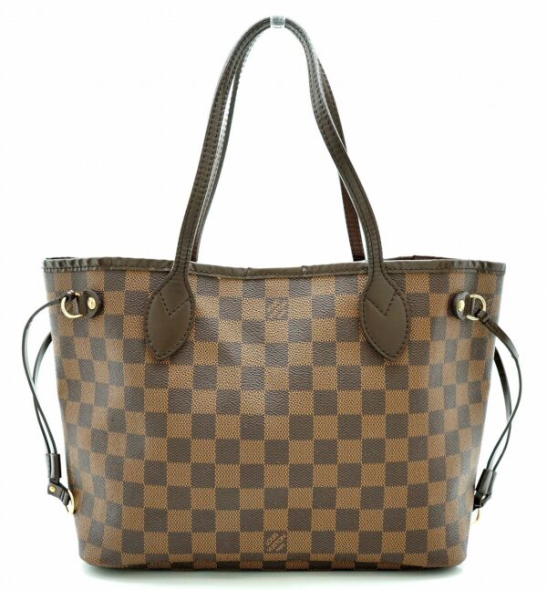 11642192 Louis Vuitton Neverfull PM Tote Bag Damier Azur White