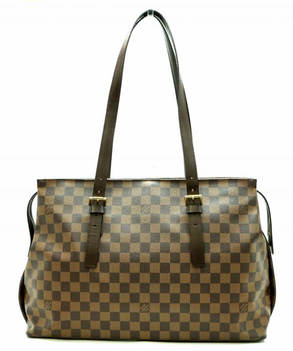 11642232 Louis Vuitton Chelsea Tote Bag Damier Brown