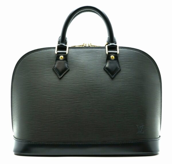 11642396 Louis Vuitton Alma Handbag Epi Black