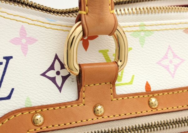 11642408 6 Louis Vuitton Rita Handbag Monogram Multicolor White