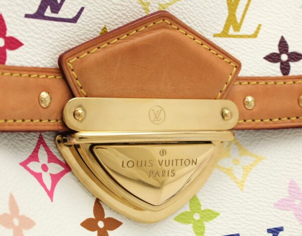 11642408 8 Louis Vuitton Rita Handbag Monogram Multicolor White