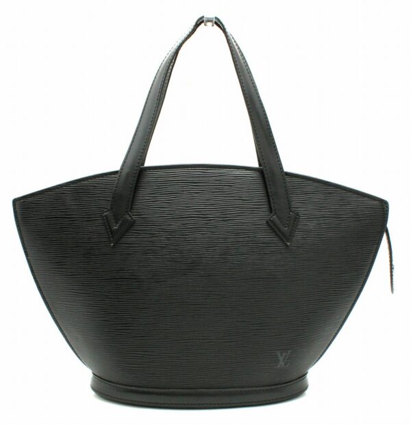 11650512 Louis Vuitton Saint Jacques Shoulder Bag Epi Black