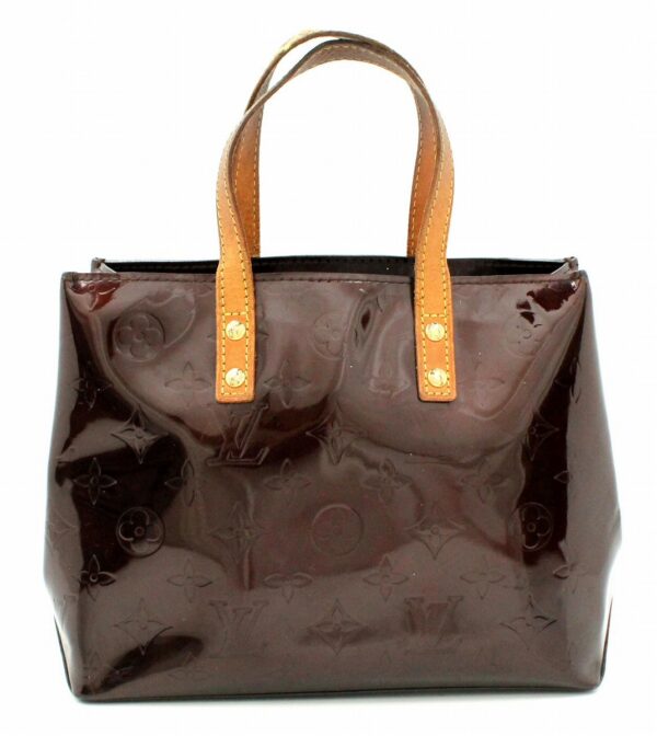 11650577 Louis Vuitton Vernis Lead PM Tote Bag Amarant