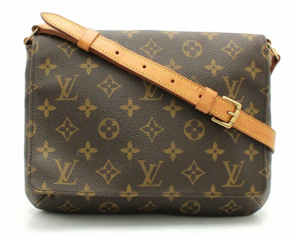 11650761 Louis Vuitton Musette Tango Shoulder Bag Monogram Brown