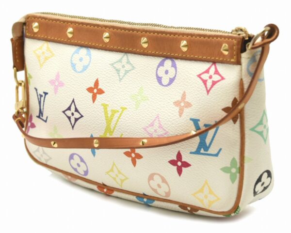 11650800 1 Louis Vuitton Pochette Accessories Pouch Multicolor White