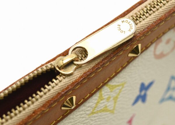 11650800 5 Louis Vuitton Pochette Accessories Pouch Multicolor White