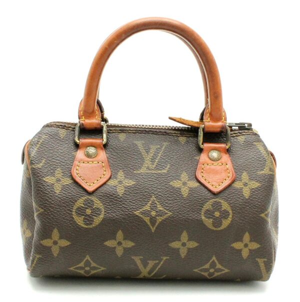 11650803 Louis Vuitton Mini Speedy Handbag Monogram Brown