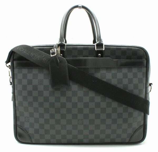 11650842 Louis Vuitton Porte de Cumin Voyage Business Bag Damier Graphite