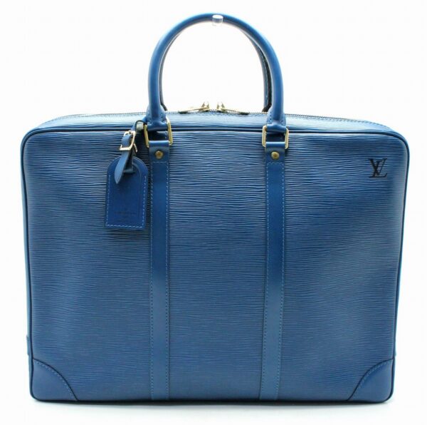 11651079 Louis Vuitton Voyage Business Bag Epi Blue