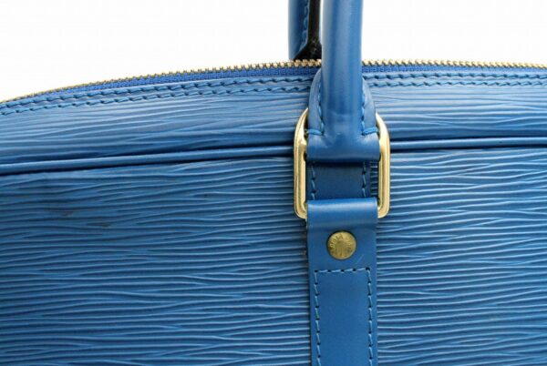 11651079 6 Louis Vuitton Voyage Business Bag Epi Blue