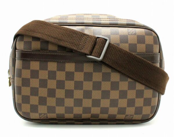 11651117 Louis Vuitton Reporter PM Shoulder Bag Damier Brown