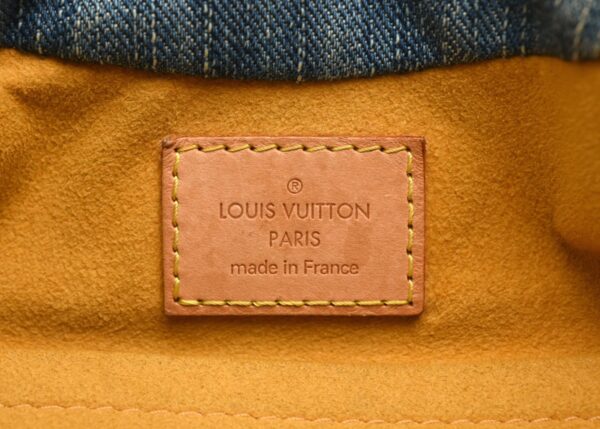 11651131 8 Louis Vuitton Pleaty Handbag Monogram Denim Blue