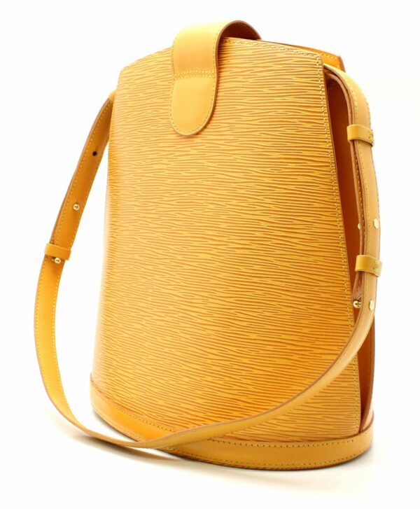 11651181 1 Louis Vuitton Cluny Shoulder Bag Epi Yellow