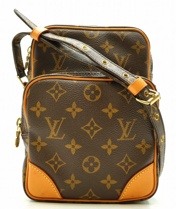 11651385 Louis Vuitton Amazon Shoulder Bag Monogram Brown