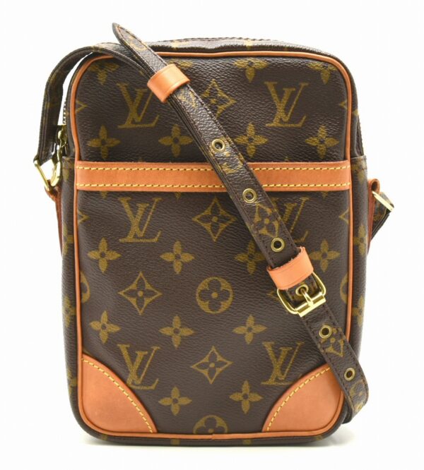 11651581 Louis Vuitton Danube Shoulder Bag Monogram Brown