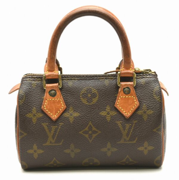 11651616 Louis Vuitton Mini Speedy Handbag Monogram Brown