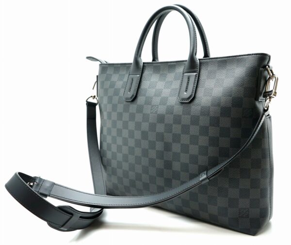 11651625 1 Louis Vuitton 7DW Shoulder Bag Damier Graphite Black