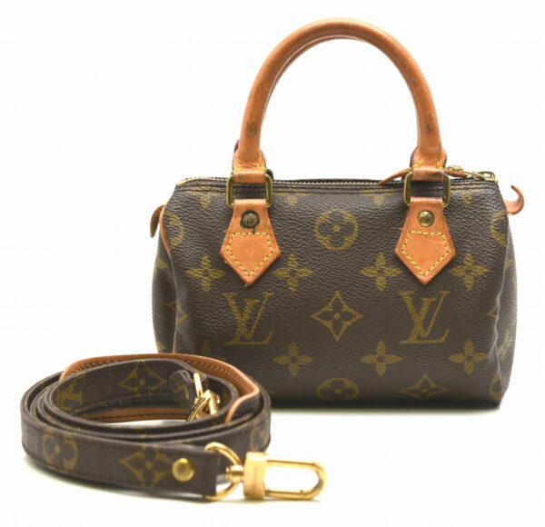 11651628 Louis Vuitton Mini Speedy Handbag Monogram Brown