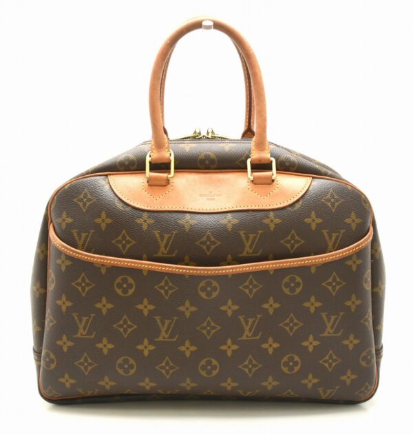 11651647 Louis Vuitton Deauville Handbag Monogram Brown