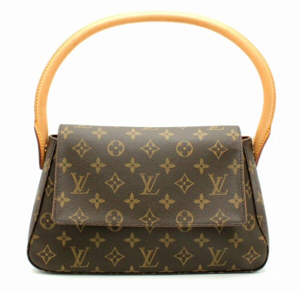 11651756 Louis Vuitton Mini Looping Shoulder Bag Monogram Brown