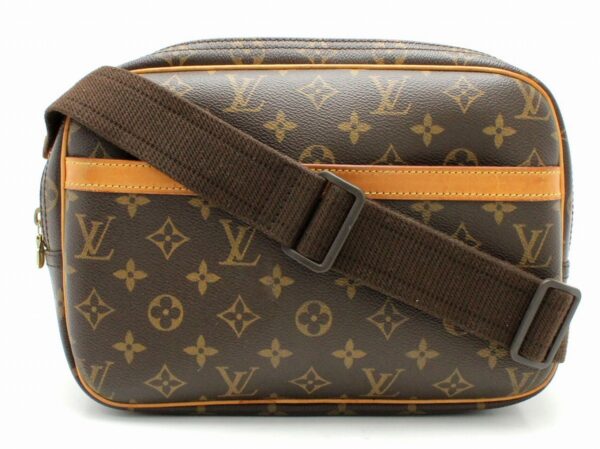 11651777 Louis Vuitton Reporter PM Shoulder Bag Monogram Brown