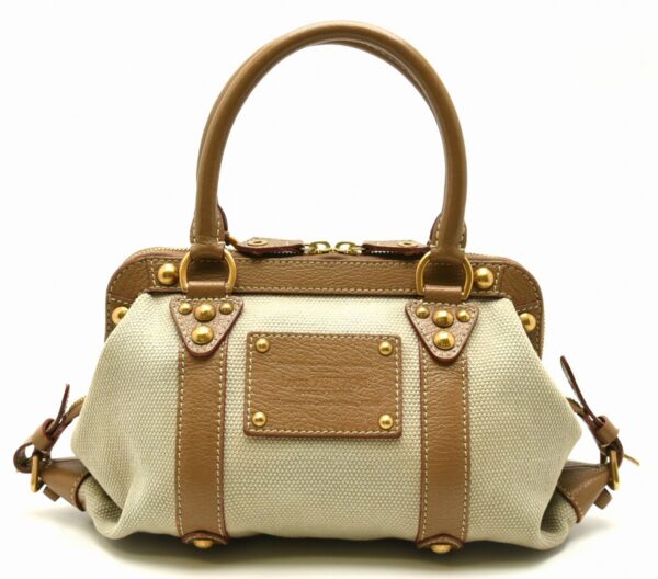 11651929 Louis Vuitton Sac de Nuit PM Handbag Antigua Beige