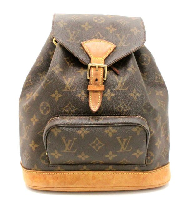 11660069 Louis Vuitton Montsouris MM Backpack Monogram Brown