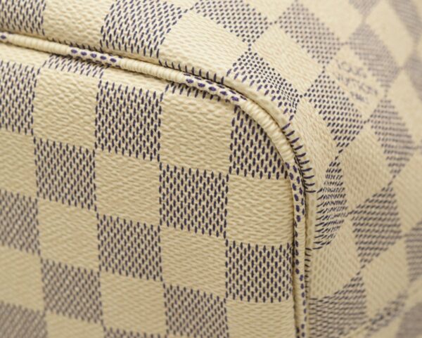 11660116 2 Louis Vuitton Neverfull MM Tote Bag Damier Azur Pink