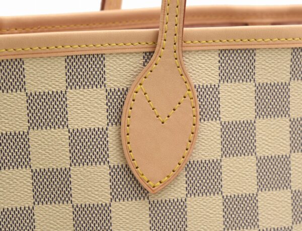 11660116 6 Louis Vuitton Neverfull MM Tote Bag Damier Azur Pink