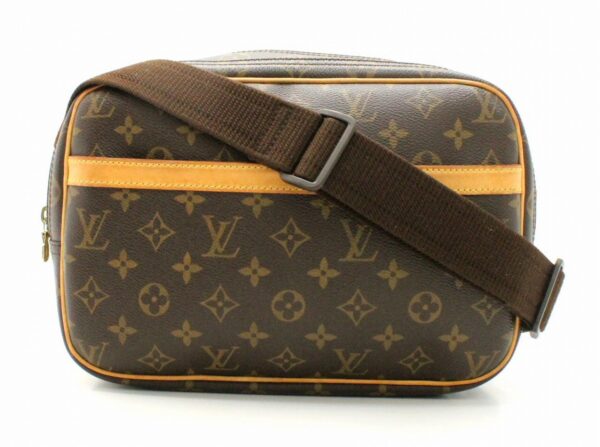 11660175 Louis Vuitton Reporter PM Shoulder Bag Monogram Brown