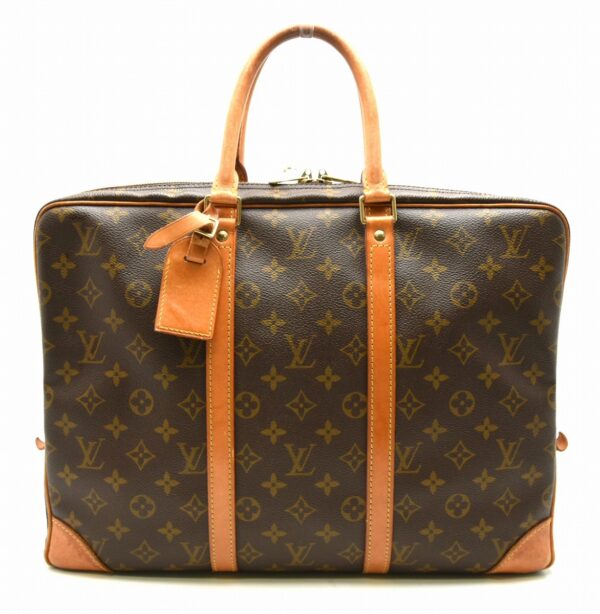 11660691 Louis Vuitton Porte Document Voyage Briefcase Monogram Brown