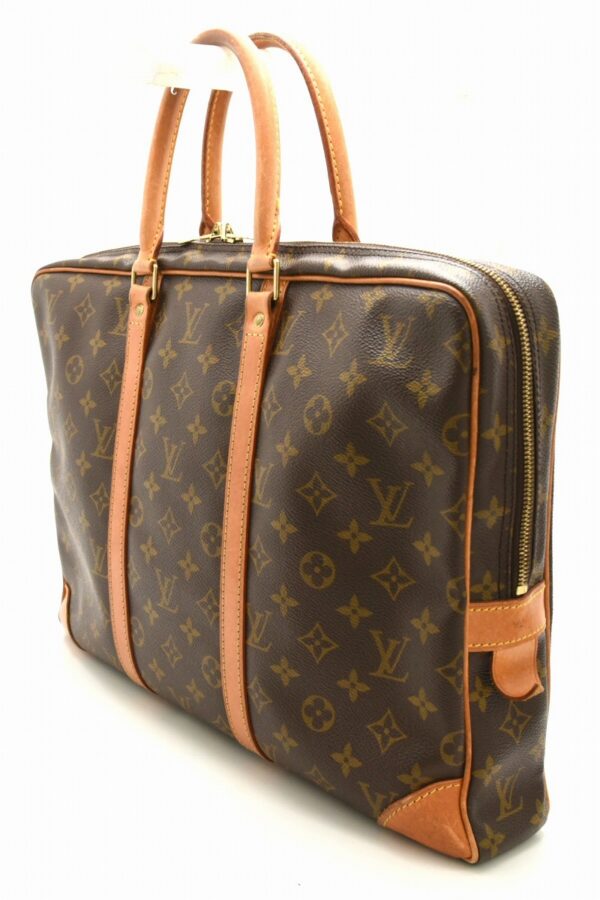 11660691 1 Louis Vuitton Porte Document Voyage Briefcase Monogram Brown