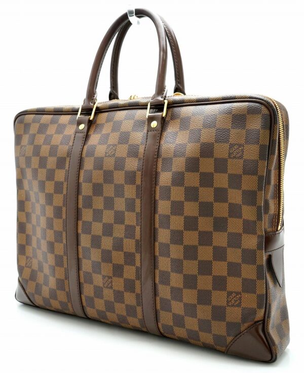 11660743 1 Louis Vuitton Porte de Cumin Voyage Business Bag Damier Brown