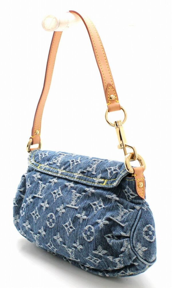 11660834 1 Louis Vuitton Pleaty Shoulder Bag Monogram Denim Blue