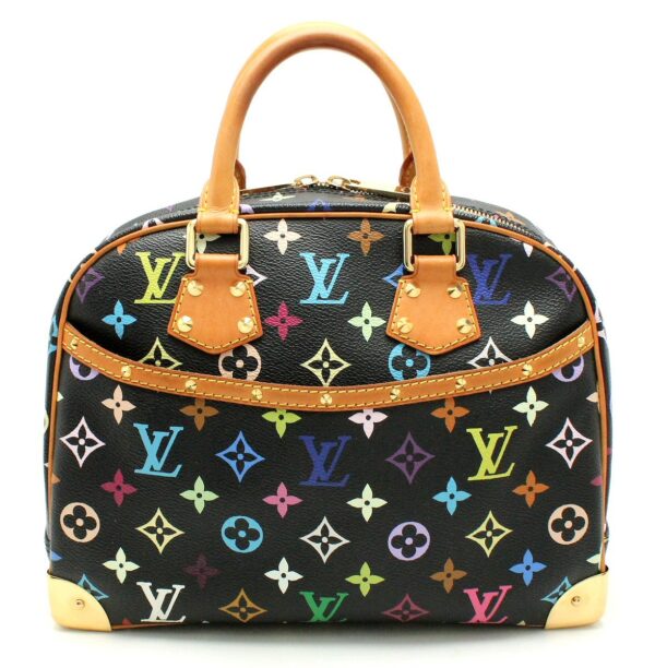 11660865 Louis Vuitton Multicolor Trouville Handbag Black