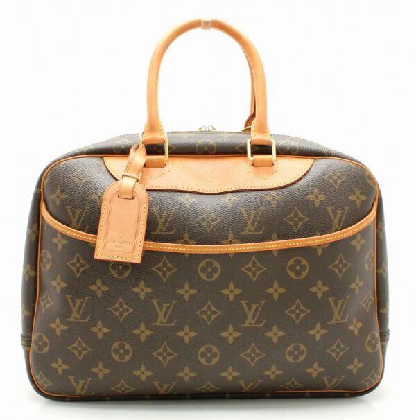 11660870 Louis Vuitton Monogram Deauville Handbag Brown