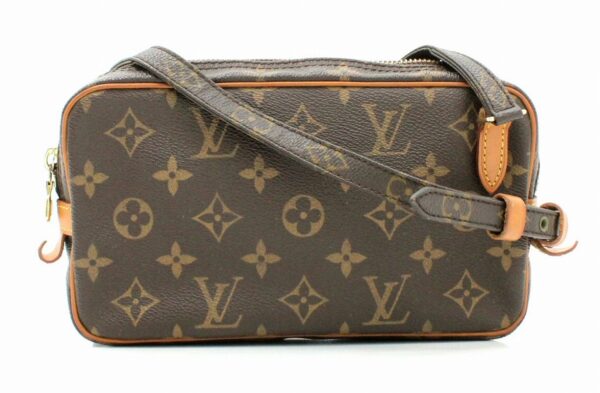 11660873 Louis Vuitton Monogram Marly Bandouliere Shoulder Bag Brown