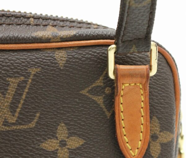 11660873 6 Louis Vuitton Monogram Marly Bandouliere Shoulder Bag Brown