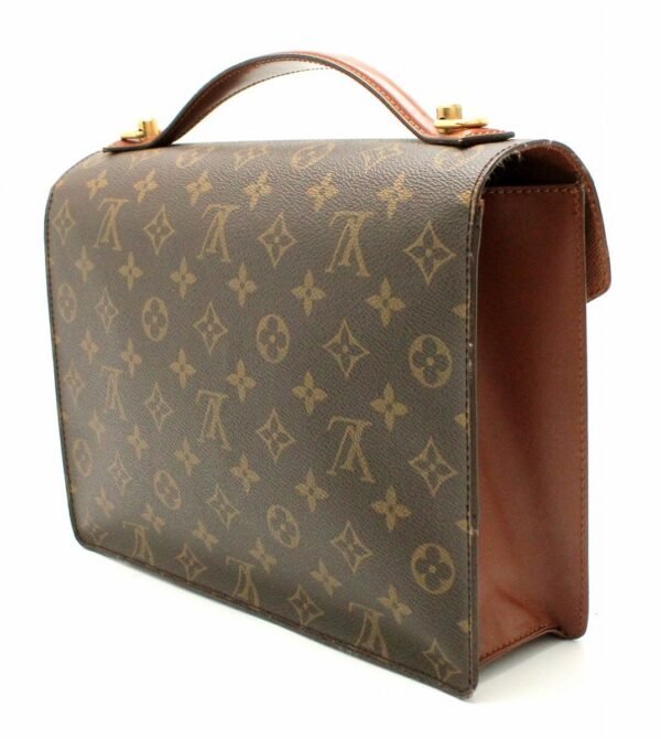 11660874 1 Louis Vuitton Monogram Monceau 28 Handbag Brown