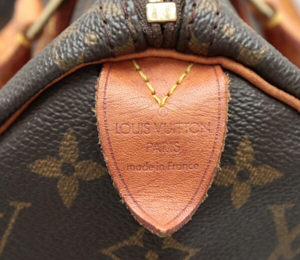 11660990 8 Louis Vuitton Monogram Speedy 25 Handbag Canvas