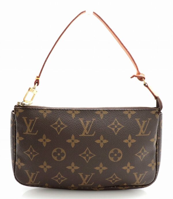 11660993 Louis Vuitton Monogram Pochette Accessory Pouch Canvas