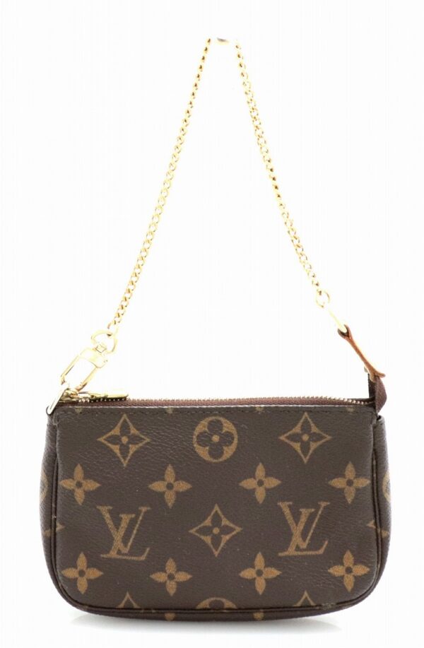 11660997 Louis Vuitton Monogram Mini Pochette Accessory Pouch Canvas