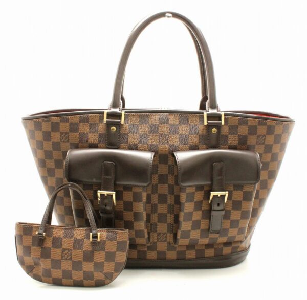 11661005 Louis Vuitton Damier Manosque GM Tote Bag Canvas