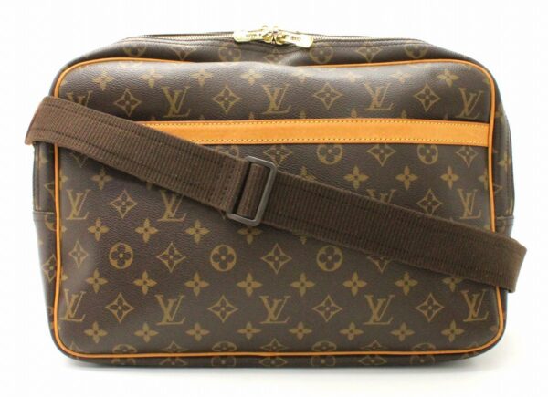 11661042 Louis Vuitton Monogram Reporter GM Shoulder Bag Canvas