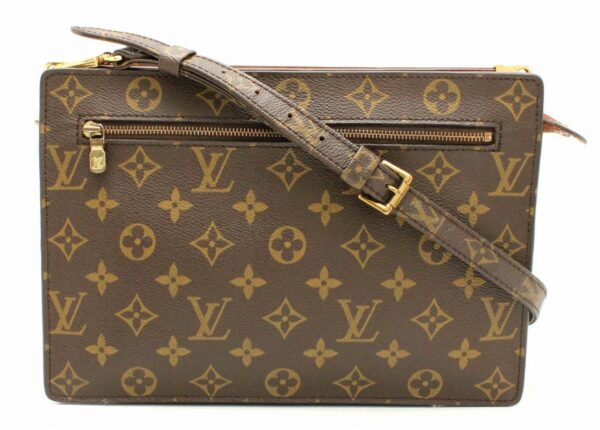 11661049 Louis Vuitton Monogram Enghien Shoulder Bag Canvas