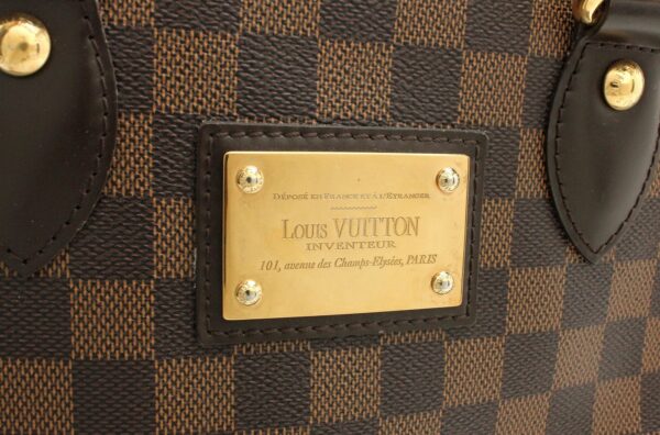 11661076 8 Louis Vuitton Damier Hampstead PM Tote Bag Canvas Brown